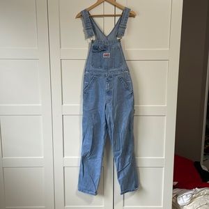Excellent condition vintage Ikeda denim overalls, straight leg.